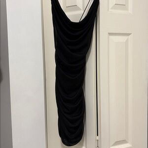 Garage Black Mesh Dress